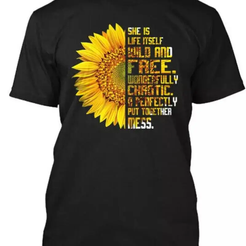 

She Is Life Itself Wild And Free T Shirt S to 5XL Fast Shipping