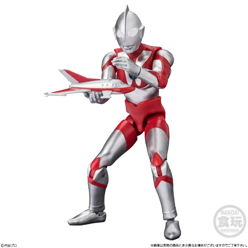 Bandai Original Shokugan Ultraman 9 Anime Figure Ribut Zero Jack Action Figure Toys for Boys Girls Kids Children Birthday Gifts