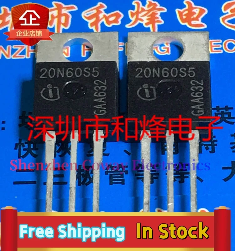 10PCS-30PCS  20N60S5 SPP20N60S5  TO-220 600V 20A  In Stock Fast Shipping