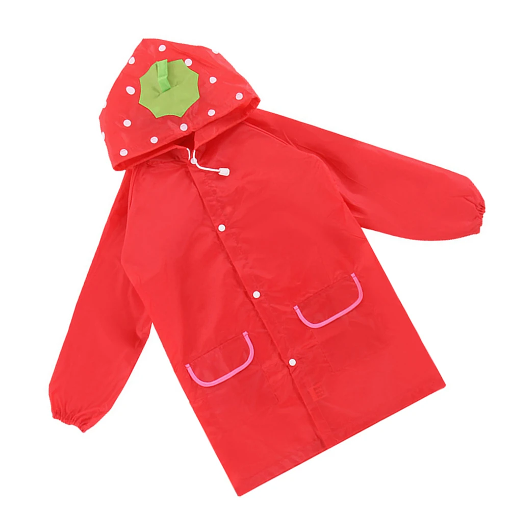 

Children Raincoat Animal Design Rain Poncho Cartoon Animal Design Poncho Red Baby Lightweight Compact Foldable Outdoor