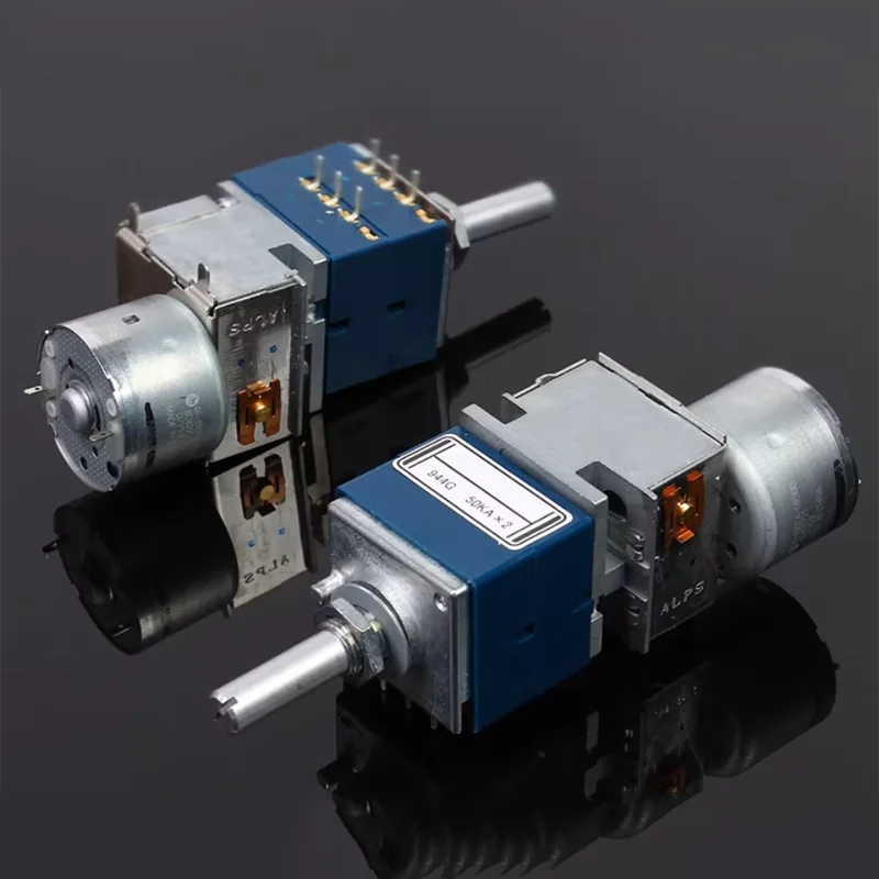 Genuine ALPS ALPINE RK27 motor remote control volume potentiometer 5KA 10KA 20KA 50KA 100KA Handle length 25mm