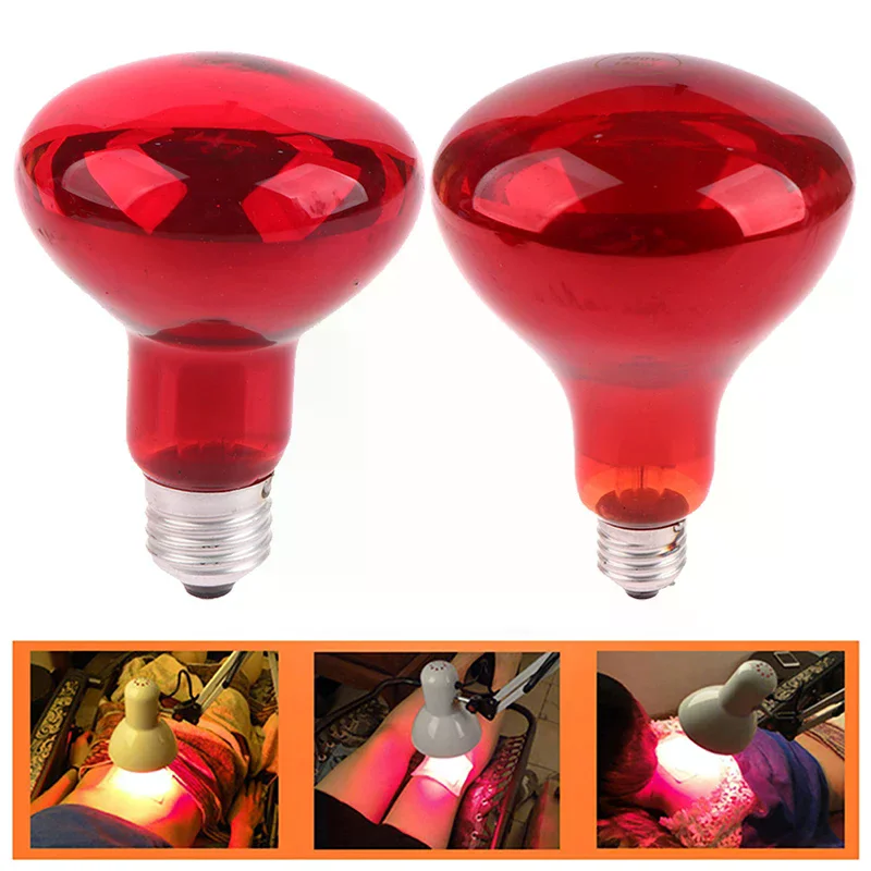 

Инфракрасная физиотерапевтическая лампа 100W 150W для прогревания, красная лампа для облегчения боли в теле, шее, при артрите, мышечных и суставных болях, расслабления мышц и снятия боли.