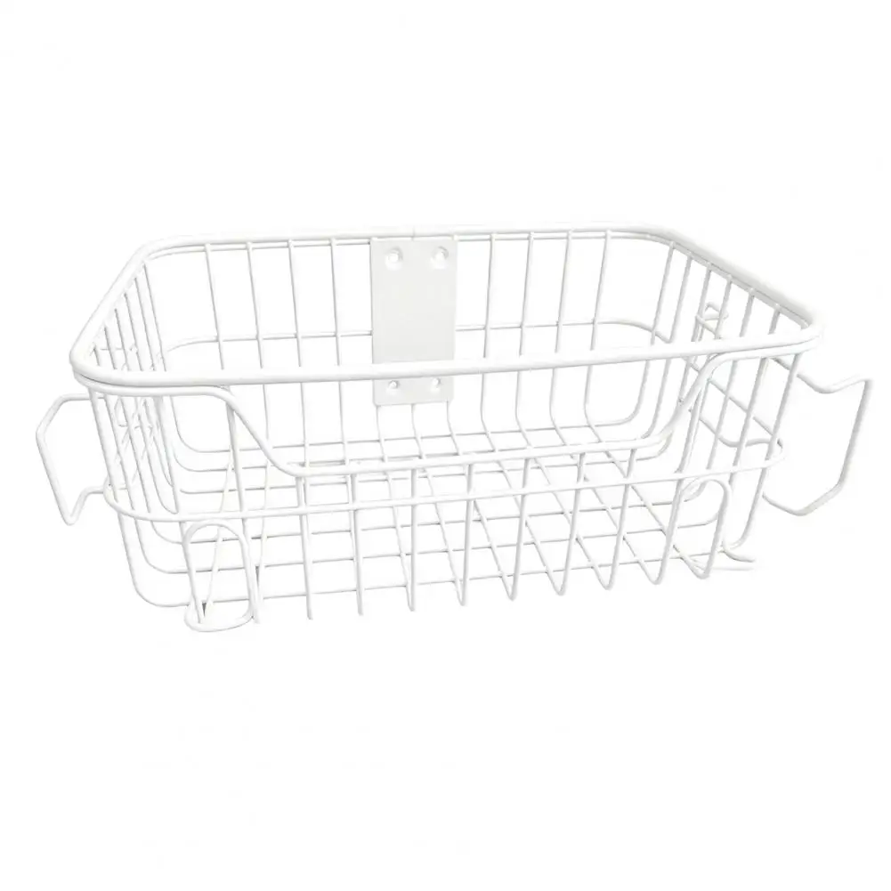Tool Cart Accessory Storage Durable Steel Wire Mesh Cart Storage Basket Multi-purpose Equipment Organizer Bin Clip-on Tool Cart