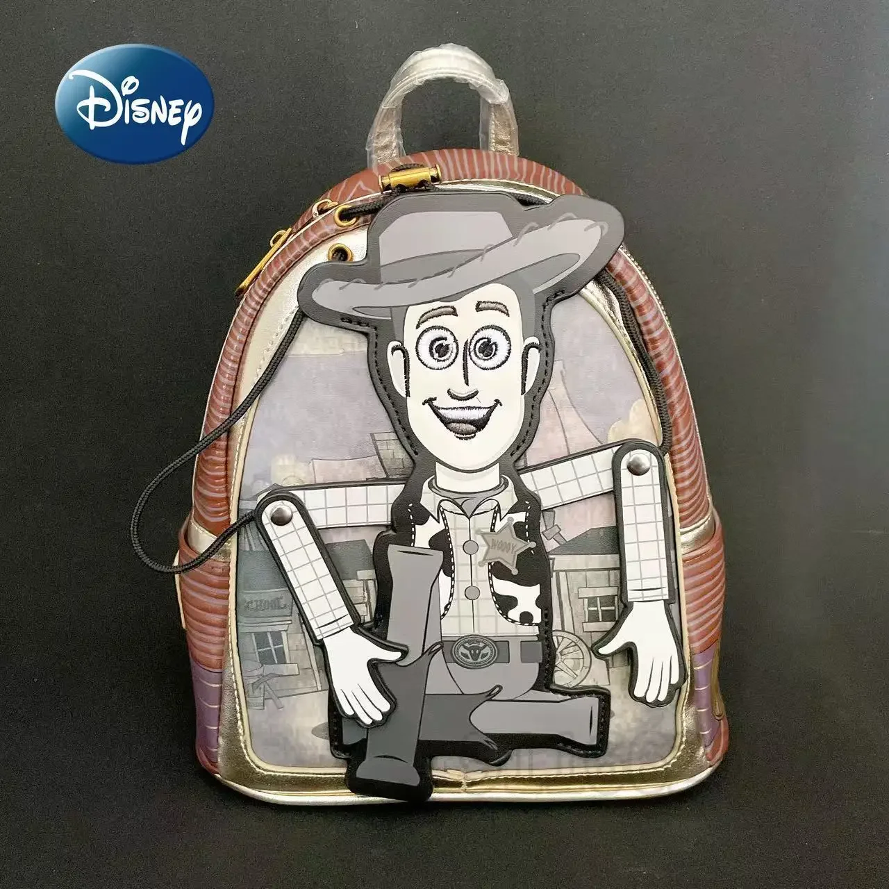 Disney New Original Mini Backpack Luxury Brand Loungefly Backpack Cartoon Cute Women's Backpack Fashionable Children's Schoolbag