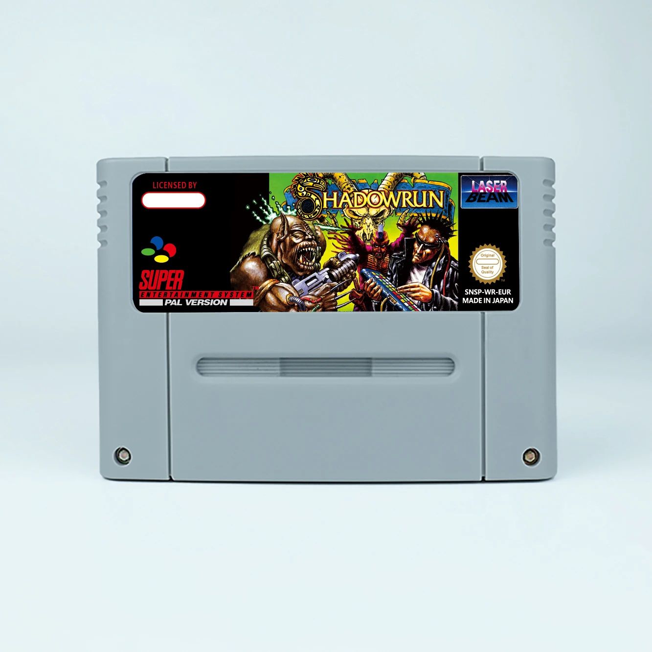 Shadowrun-بطاقة ألعاب RPG لـ SNES ، EUR PAL ، USA NTSC ، وحدات تحكم ألعاب 16 بت مع صندوق البيع بالتجزئة ، خرطوشة ألعاب الفيديو