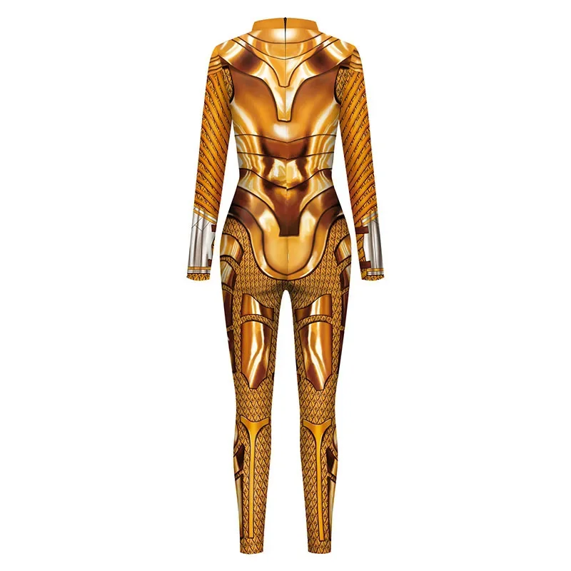 The Wonder is Magic Woman Movie Patten 3D-Druck Sexy Bodys Superheld Langarm Halloween Party Cosplay Kostüm