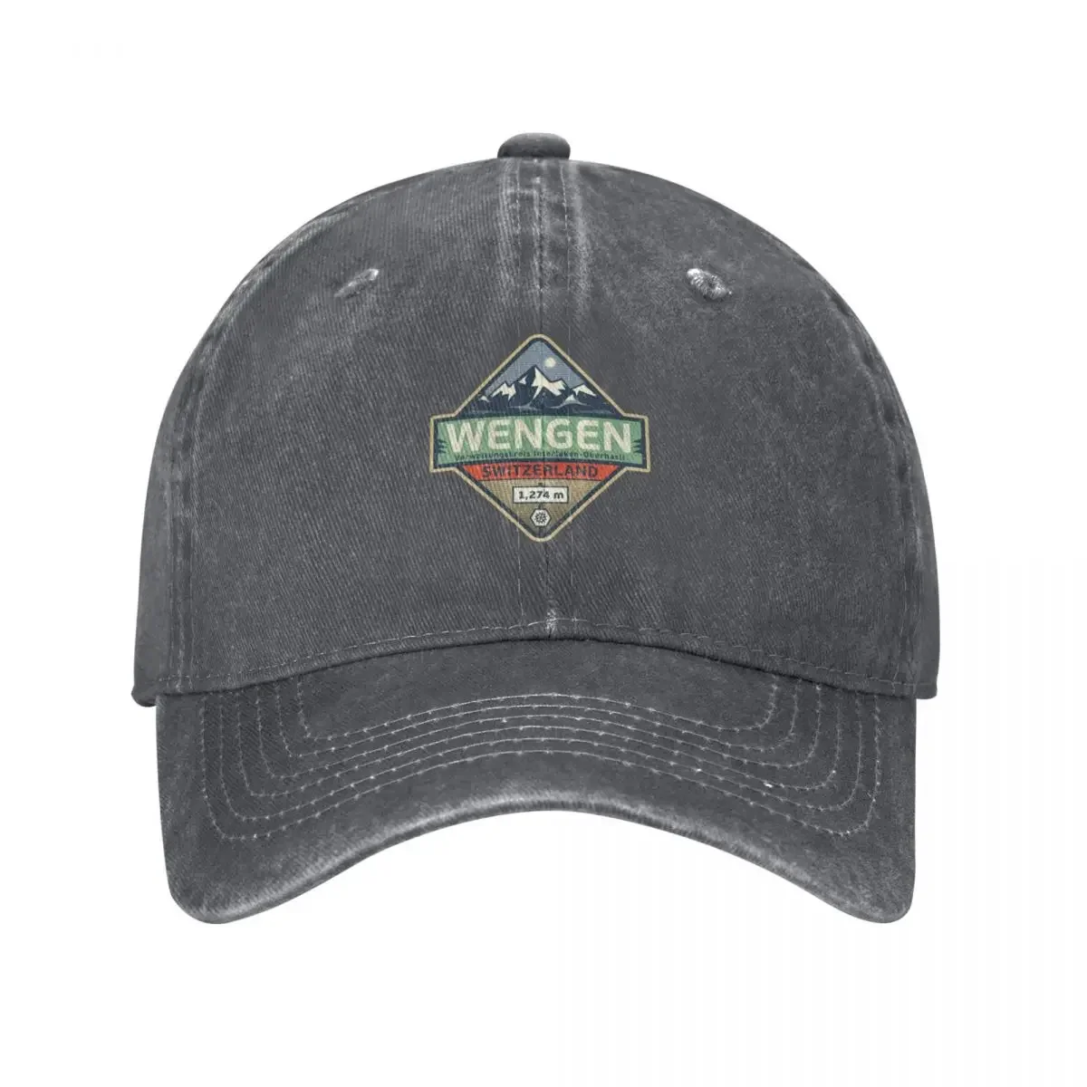 

Wengen, Switzerland Baseball Cap Funny hats Designer Hat Hat men Snap Back Hat Girl Men's