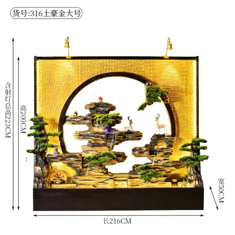 

Водная завеса-перегородка для отелей, ресторанов, офисов, с декоративным водным элементом, для улицы, двора, с каменной композицией, для ландшафтного дизайна пола