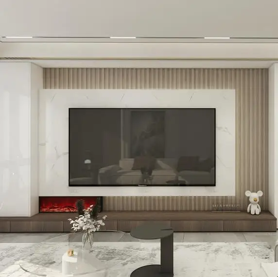 

Роскошный ТВ-шкаф, мебель для гостиной, черный блок, рама из нержавеющей стали, телевизионная скамейка, простой стиль, длинная тонкая подставка для телевизора