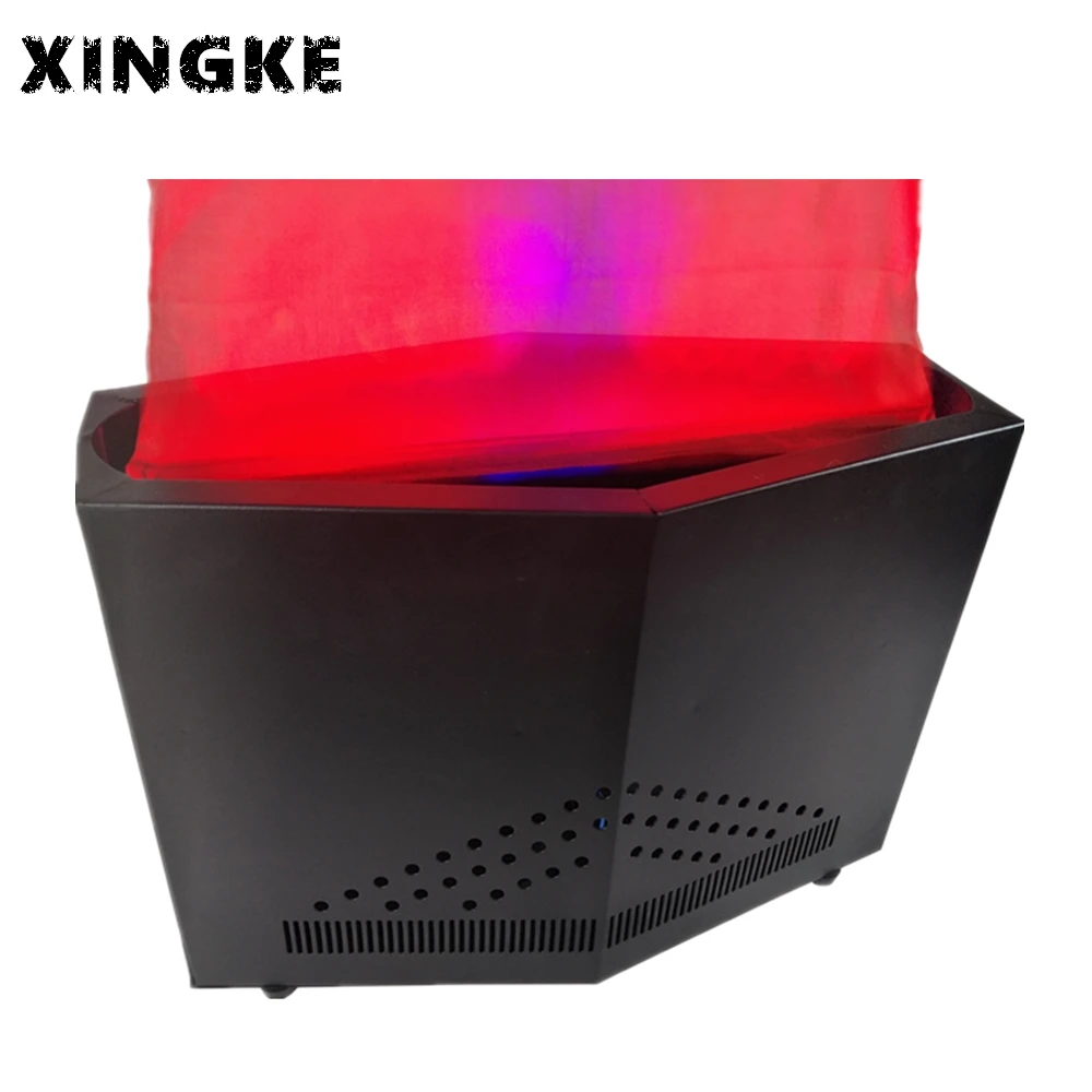 

1Pcs/Lot Fire machine 1.8m to 2 meter height LED large fake silk fire blower DJ Disco effects simulate lighting flame machine