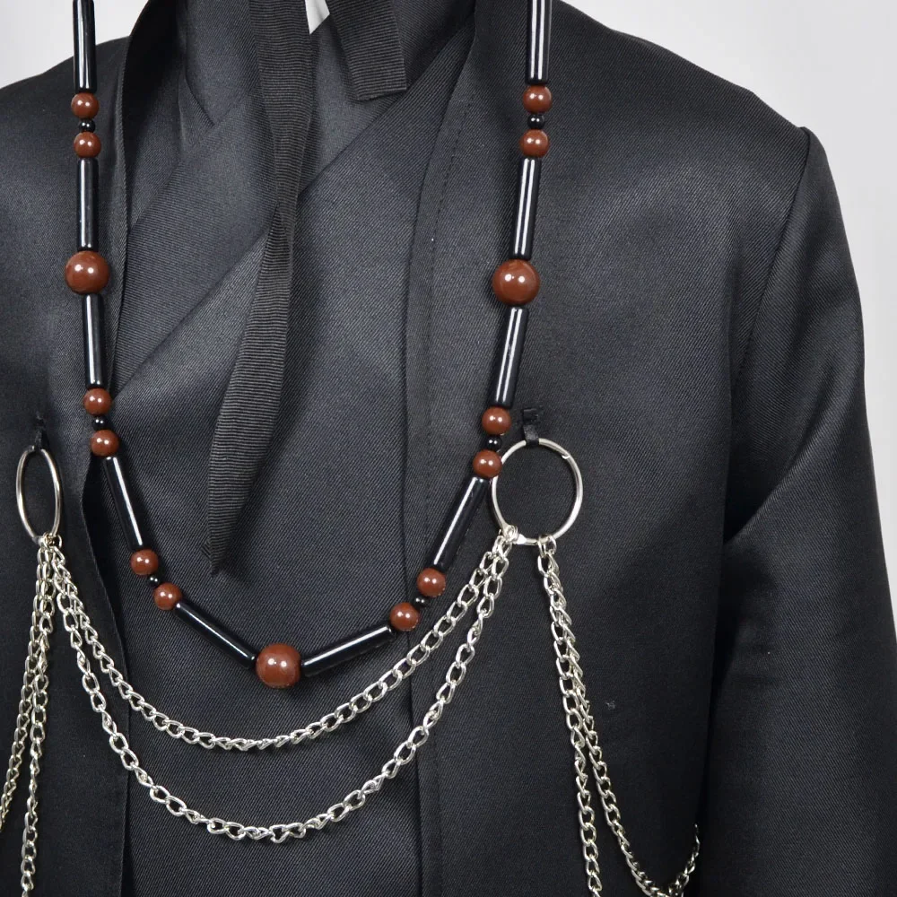 مجموعة أزياء لعب الأدوار لفيلم الرسوم المتحركة للأطفال والكبار لـ K-POP: شيطان الصيادين الأولاد جينو أزياء تنكرية لحفلات الهالوين