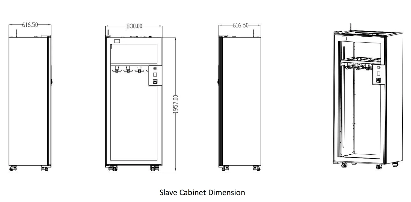 Hospital Tool Linen Garment Clothes Textile Inventory Tracking Smart Cabinet