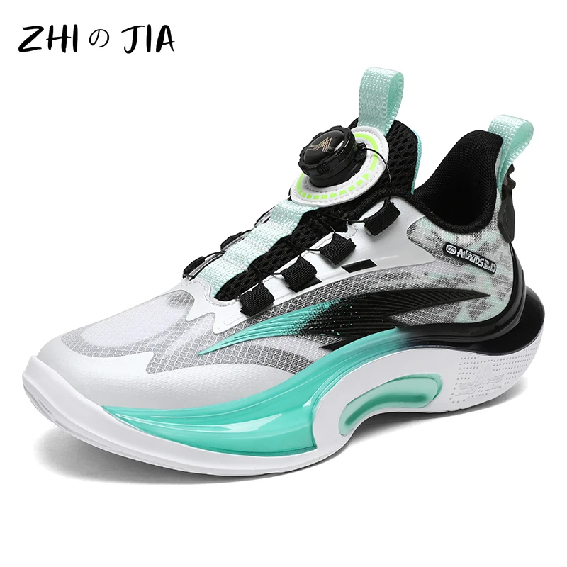 Teenage Popular Basketball Shoes Summer Children's Mesh Breathable Sneaker Boys Outdoor Fashionable Lightweight Running Footwear