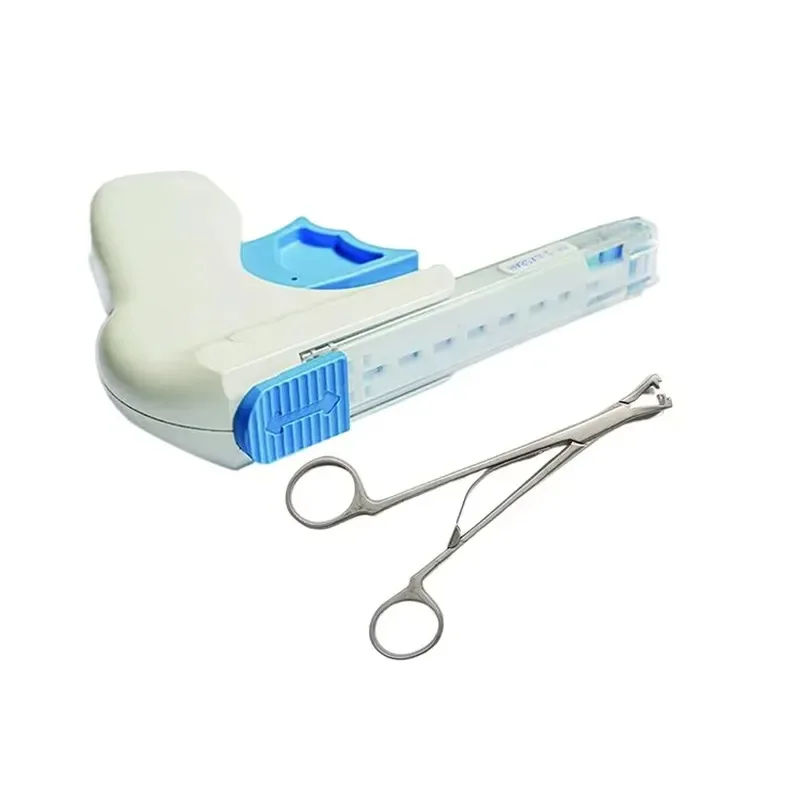 Hot Sale Disposable Semi-Automatic Closed Head Pushing Splint with Automatic Reloads Scalp Clip System for Neurosurgery