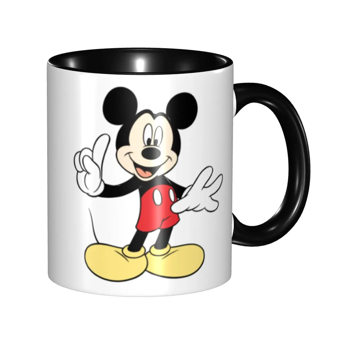 

Кружка с изображением Микки Мауса и Минни Маус, персонализированная керамическая кофейная кружка, креативный подарок
