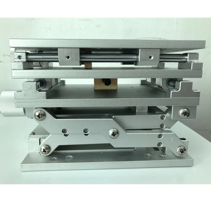 المحمولة ثلاثية الأبعاد منضدة الليزر وسم آلة الحفر 3 محور تتحرك الجدول 210x150x150 مللي متر التجربة البصرية XYZ محور الجدول