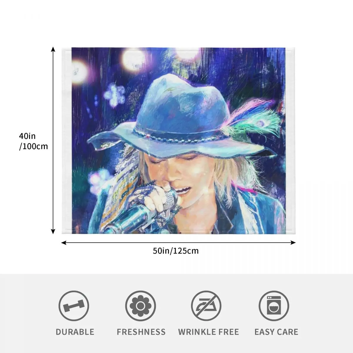 بطانية رمي hitomi no jyunin من علامة تجارية فاخرة مزخرفة بطانيات حرارية صيفية