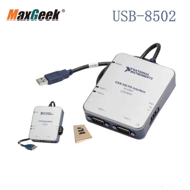 

Maxgeek USB-8502 Original HS/FD USB CAN Interface NI-XNET 784662-01 (Dual Port) for NI National Instruments