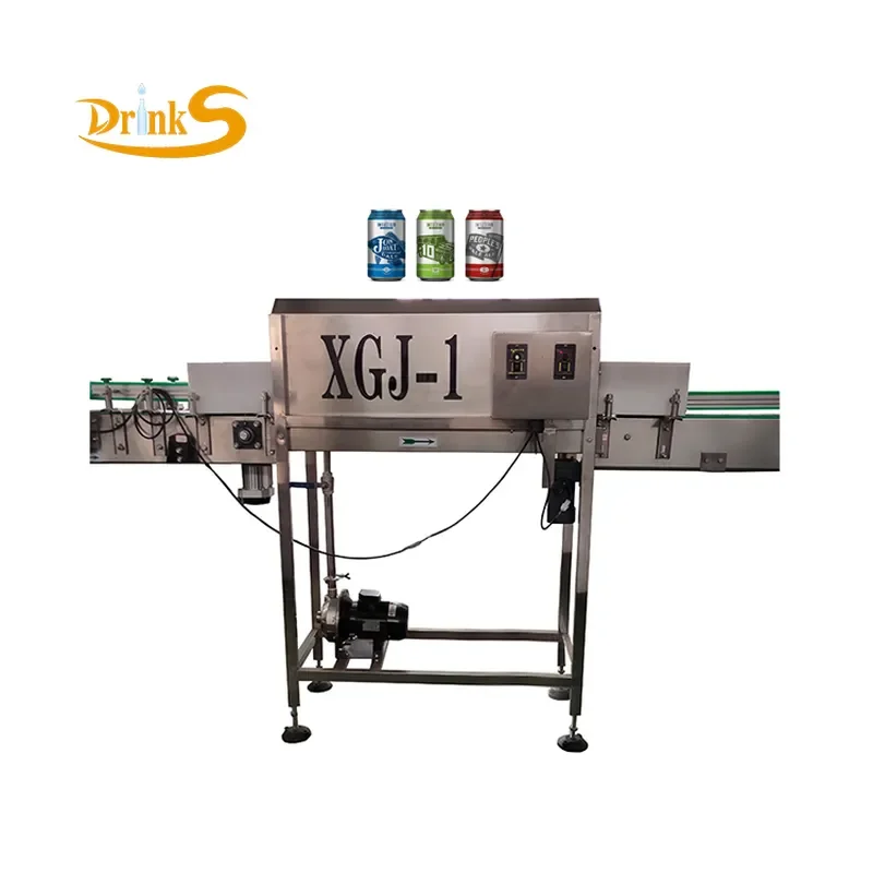 for Automatic Pet Can Washing Machine Aluminum Can Conveyor Washer Can Cleaning Machine