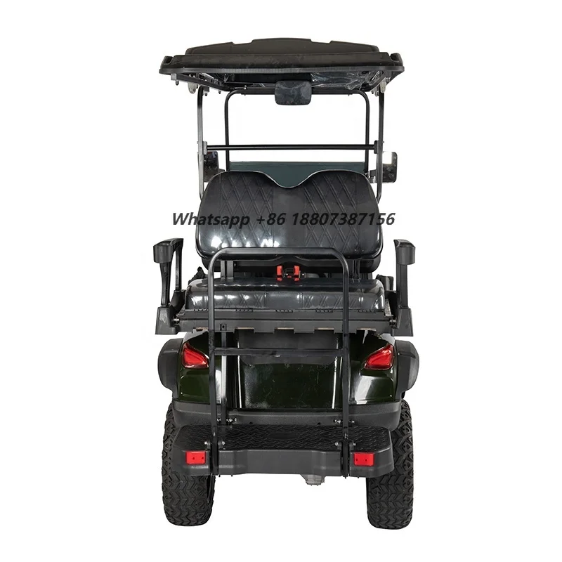 Custom Golf Carts Battery 48v Off Road Electric Classic Golf Cart With Rain Cover