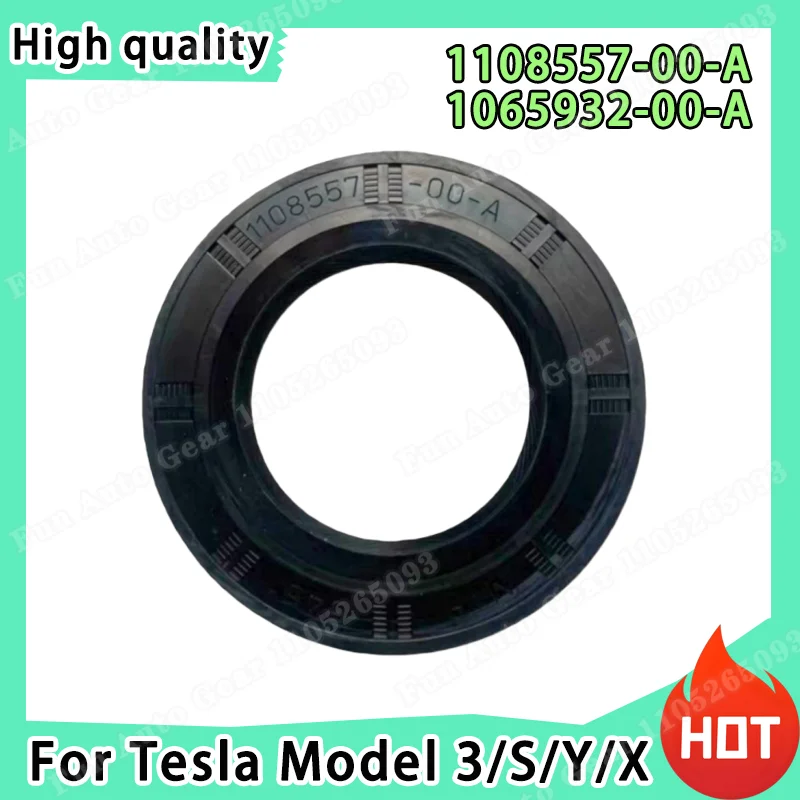 

For Tesla Model 3/Y/S/X High Quality Durable Rear Axle Drive Shaft Oil Seal 1108557-00-A 1065932-00-A 110855700A 106593200A