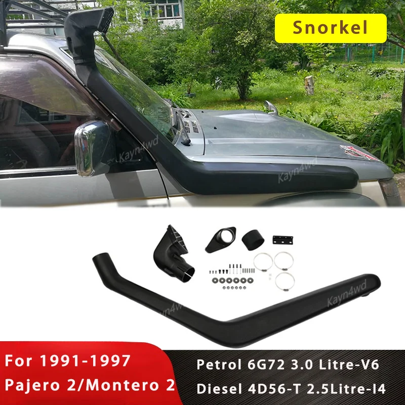 

Off Road 4x4 Exterior Accessories Air Intake Snorkel Kit For 1991-1997 Mitsubishi PAJERO/MONTERO 2 NH - NK Series Wading Breath