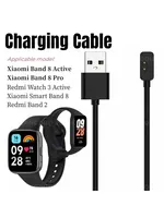 Charger Cords for Xiaomi Band 9 8 Pro Redmi Watch 4/3 Lite/actve/youth Redmi Band 2 Smartwatch USB Charging Cable