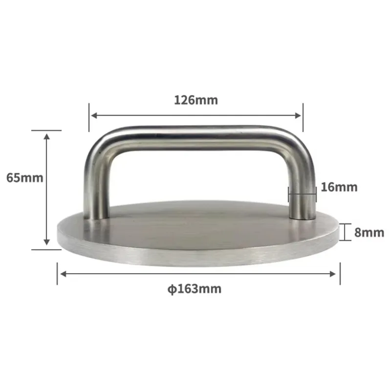 Stainless Steel Burger Smasher,Heavy Duty Grill Press,  Cooking Weight Press , Meat Press for BBQ, Fish, Chicken, Bacon & Steak