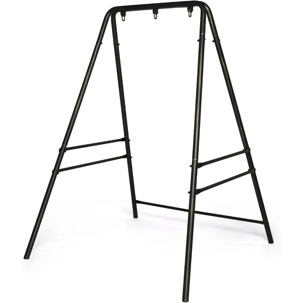 Upgraded Hammock Chair Stand Metal Swing Stand Frame, Heavy Duty Steel Hammock Stand Only for Porch, Backyard, Indoor or Outdoor