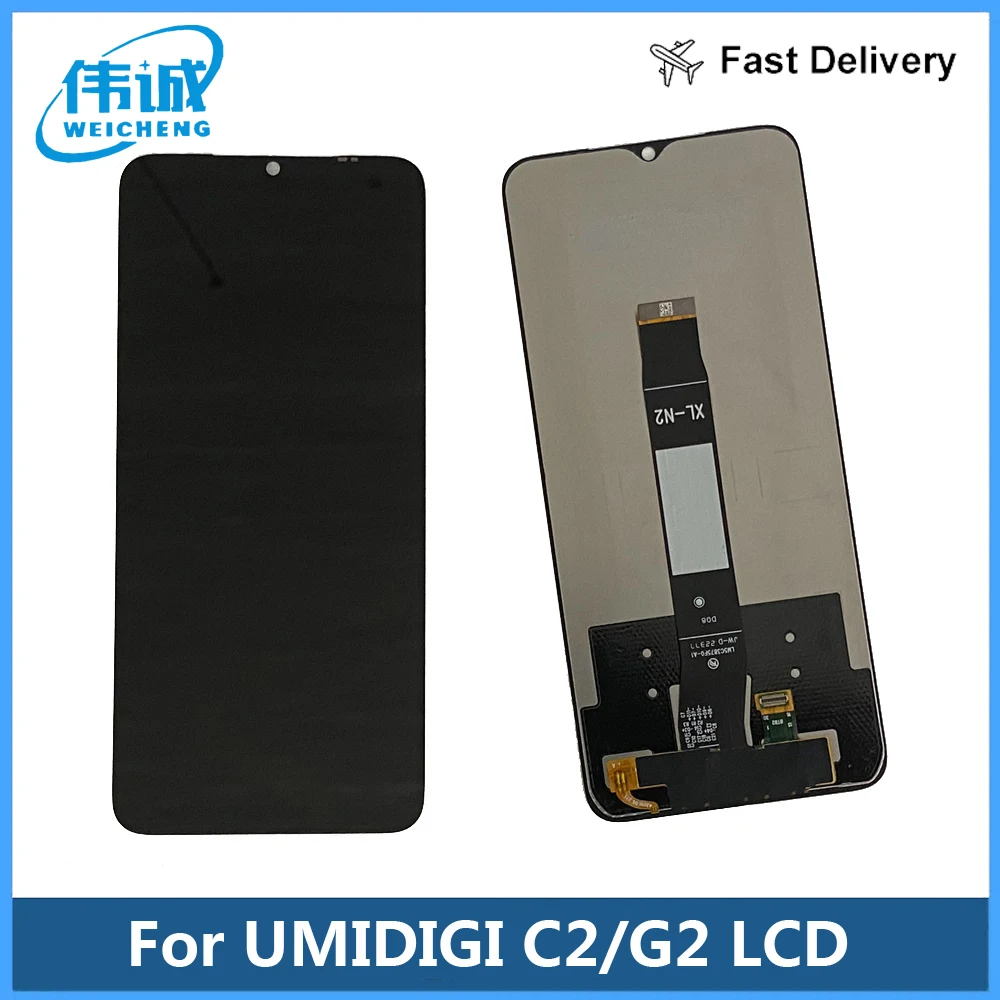 

6.52" Tested For UMIDIGI G2 LCD Display + Touch Screen Qulaity UMIDIGI C2 LCD Digitizer Sensor Screen+Tool