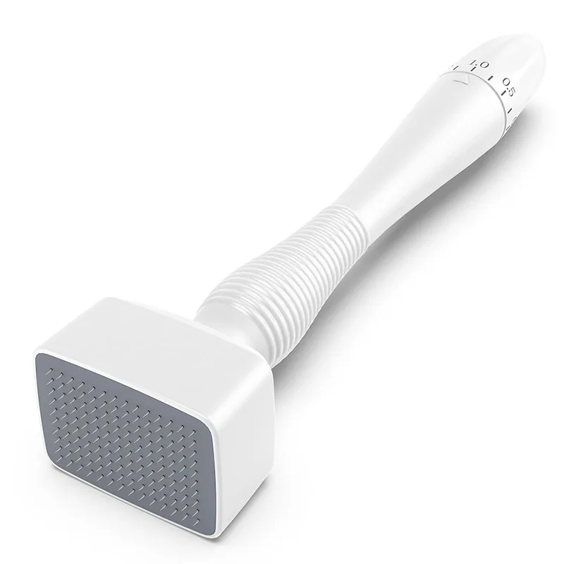 1-50 Stück 140 Nadeln Verstellbarer Derma-Stempel Microneedling Gesichtsroller Massagegerät Hautpflege Bartwuchs Kopfhaut Haar Fabrikverkauf – Detail 6