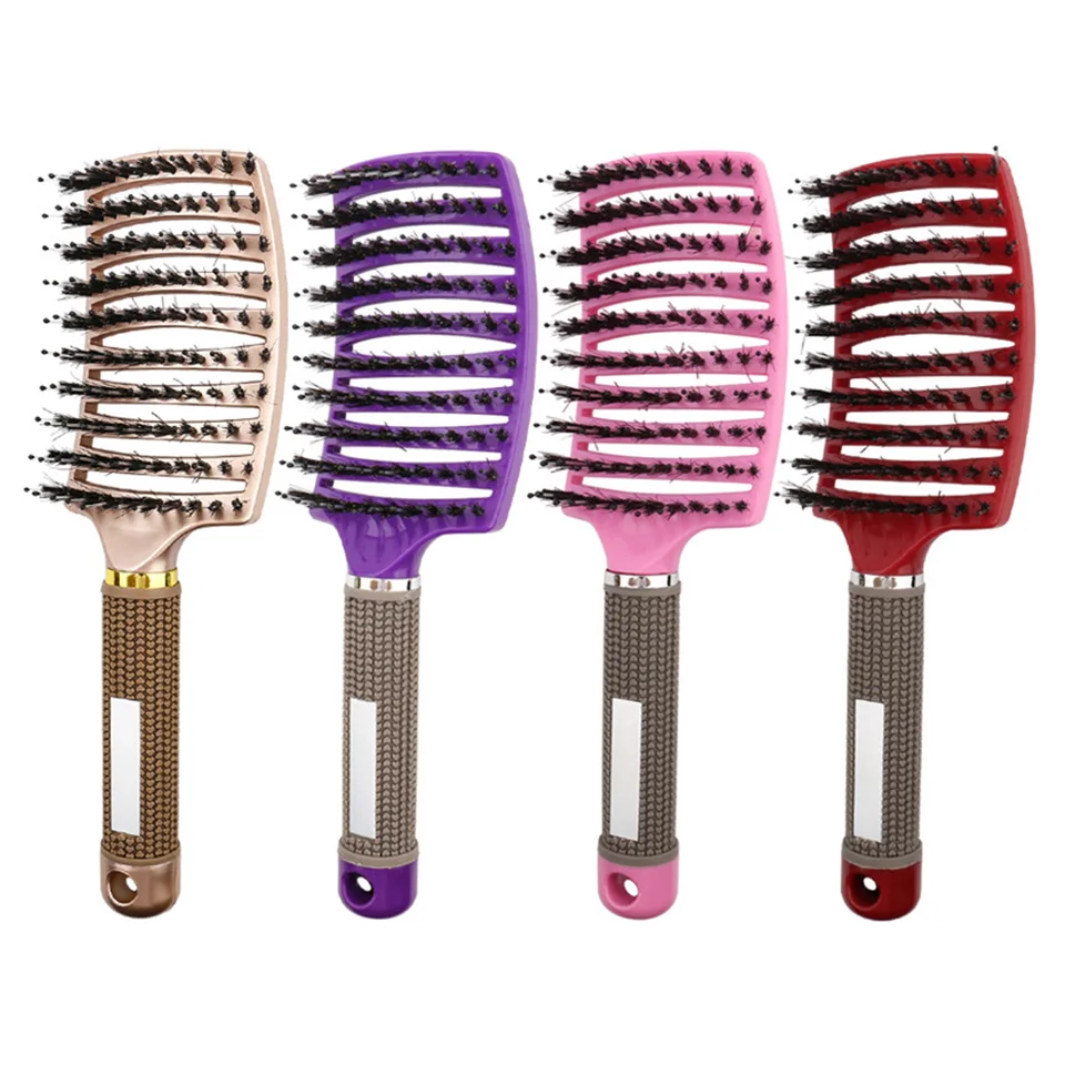 Nylon Large Hollow Hair Massage Comb Hair Brush Dry Curly Hairbrush Salon Hair Styling Tools Makeup Hair Tools