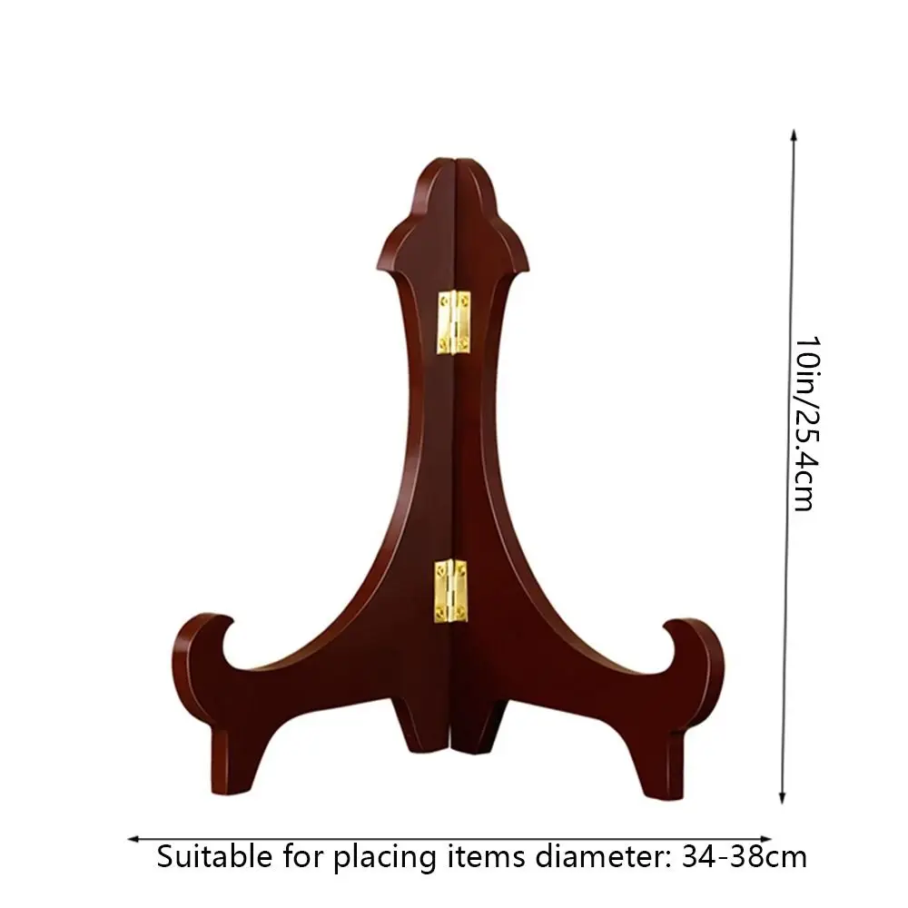 Hochwertige dekorative faltbare Aufbewahrungshalterung aus Holz für Tee, Kuchen, Teller, Staffelei, Aufbewahrungsregal, Tellerregal, Ausstellungsstand