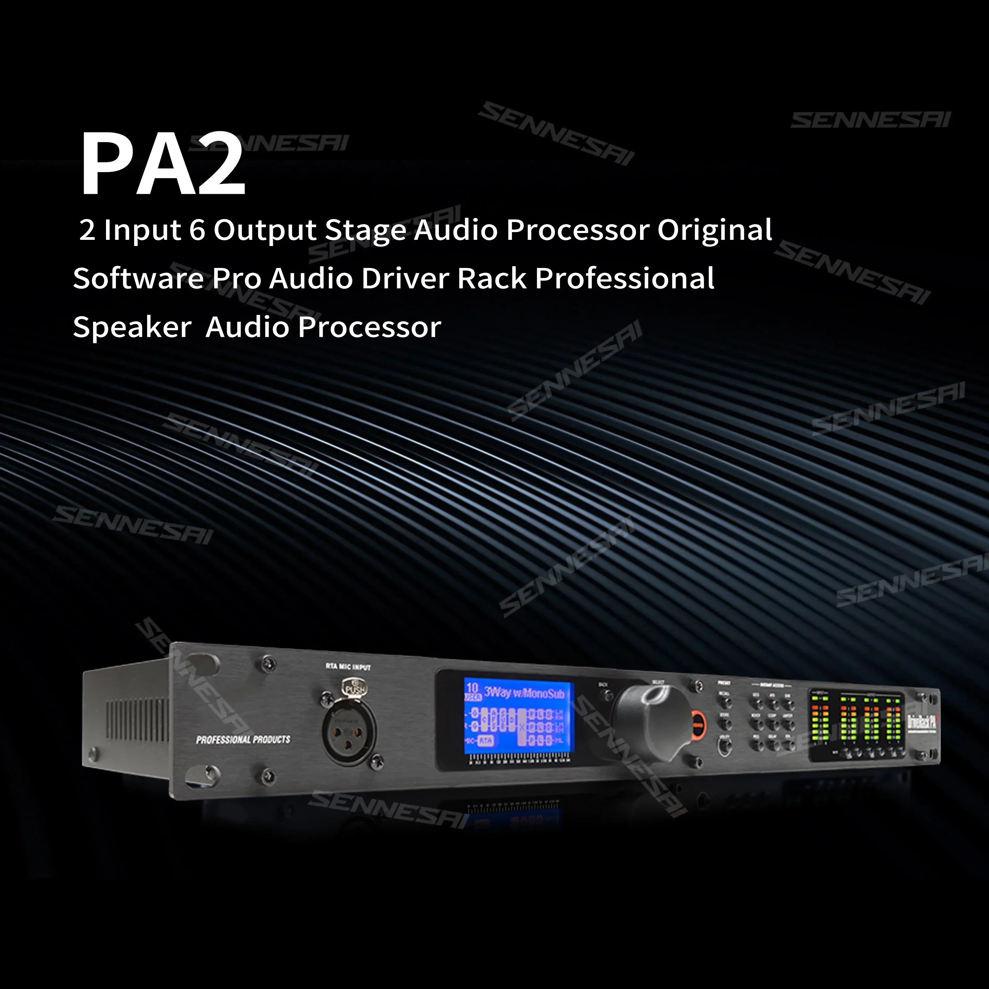 Fast Delivery PA2 / Venu360 DriveRack Professional Digital Audio Processor，Compatible Original Software 2In 6out Speaker Manager