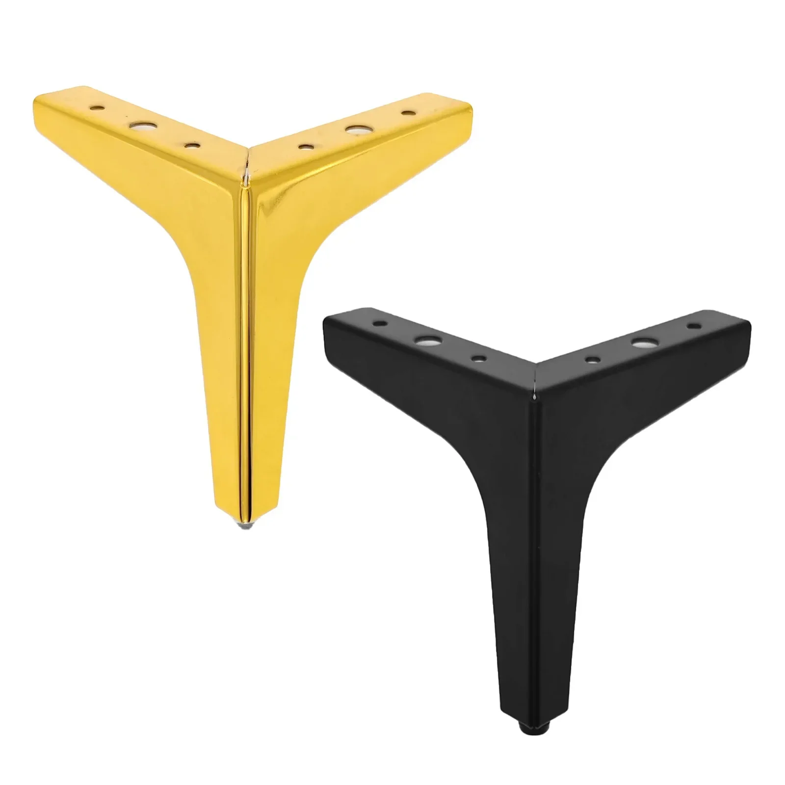 

A New Furniture Legs Chrome Sofa Legs Triangle Metal Sofa Legs for Bed Cabinet Cupboard Chair DIY Replacement Couch Feet