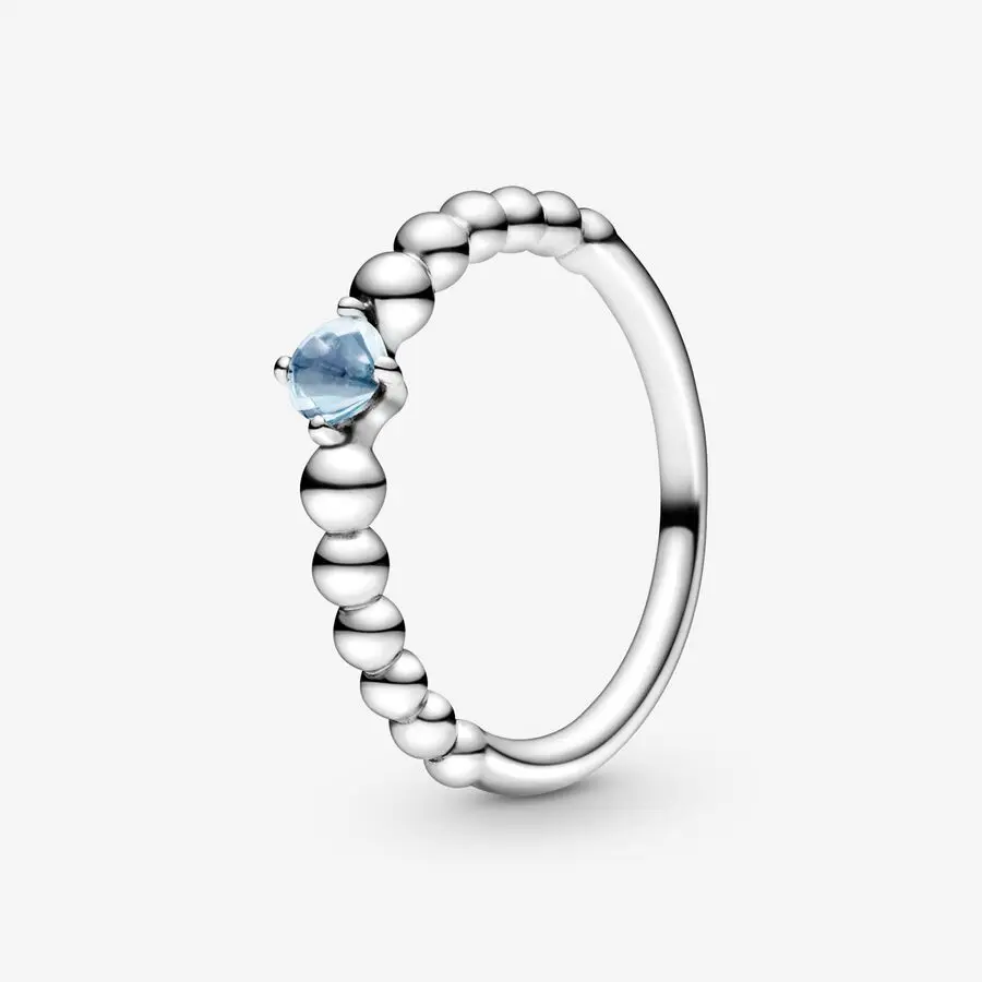 2024 New Love Twelve Moon Stone Sparkling Exquisite Gift for Mom S925 Sterling Silver Charm Ring Original Ladies Jewelry