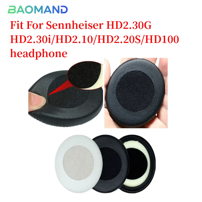

Ear pads for Sennheiser HD2.30G HD2.30i/HD2.10/HD2.20S/HD100 replacement Earpads Mesh Protein Leather Earpad Memory Covers