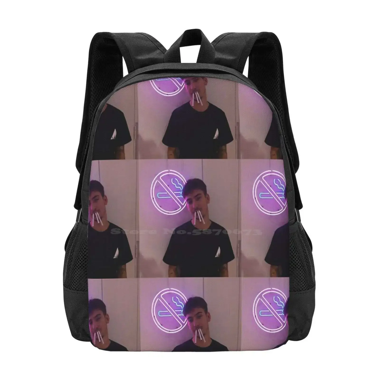 

Чехол для телефона Yung Hurn, школьная сумка, рюкзак большой емкости для ноутбука Yung Hurn, модный Нью-Йоркский узор, Лондон, Париж, Франция, группа