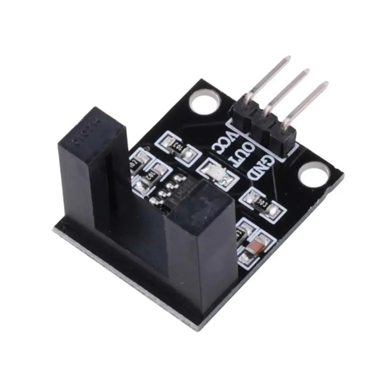 赤外線ビーム光電センサー モジュール 3.3V-5V LM393 モーター速度検出用タコメータ カウンター (10 個パック)