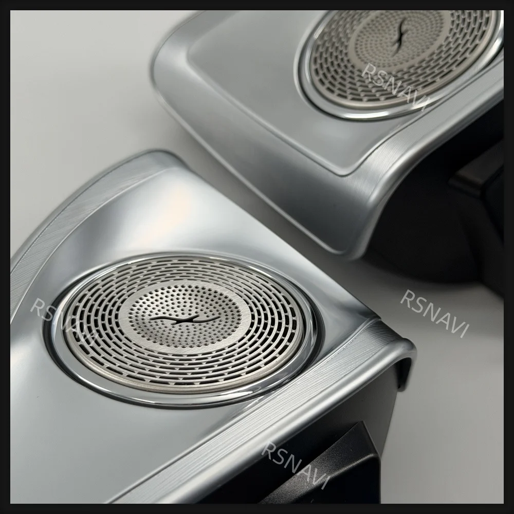 4D Rotating Tweeter Speakers with Ambient Lighting for Mercedes-Benz E-Class Coupe 2017-2023, Standard Version Car Audio Retrofi