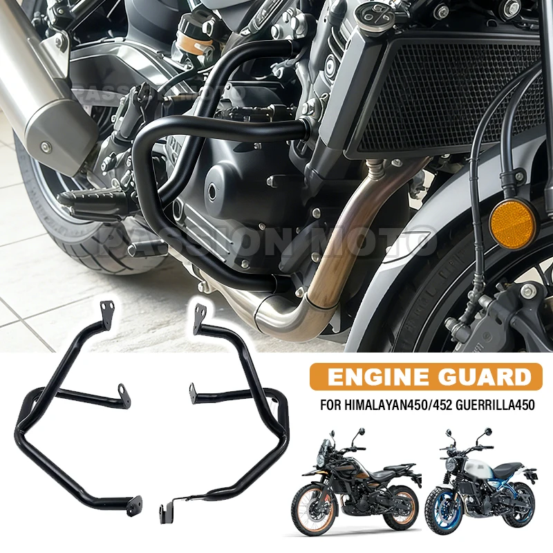 

For Himalayan450 Himalayan452 Guerrilla450 Motorcycle Accessories HIMALAYAN GUERRILLA 450 452 Engine Guard Highway Crash Bar