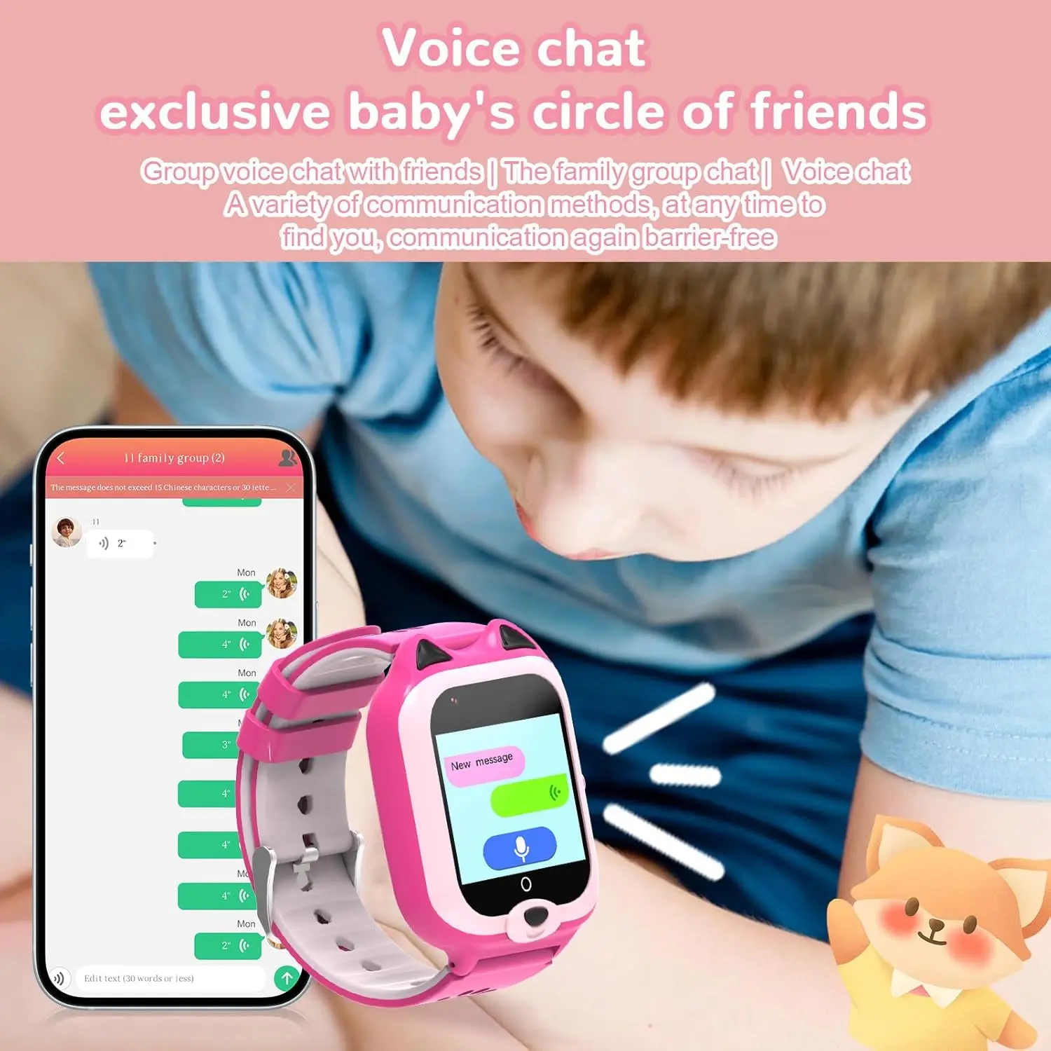 Wonlex KT22 Smart Watch per bambini 4G SIM Card Telefono GPS WiFi Tracker Posizione Chiamata video SOS Orologio intelligente per bambini con WhatsAPP