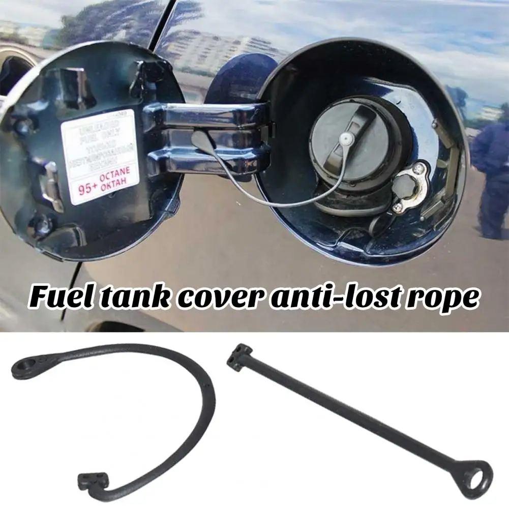 Oil Fuel Tank Cover Cap Cable Band Cord Rope Simple Installation Anti-theft Fuel Tank Cap Connecting Cord for A4L/Q5/Q3/A6/A3/Q7