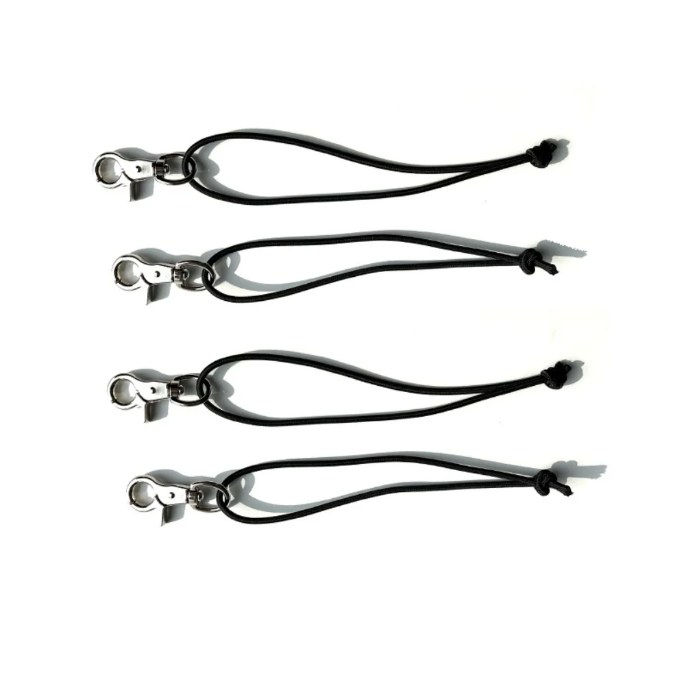 Stretchable Snowboard Leash With Clamp Multi Functional Heavy-Duty Ski Board Connecting Rope  Elastic Straps For Ski