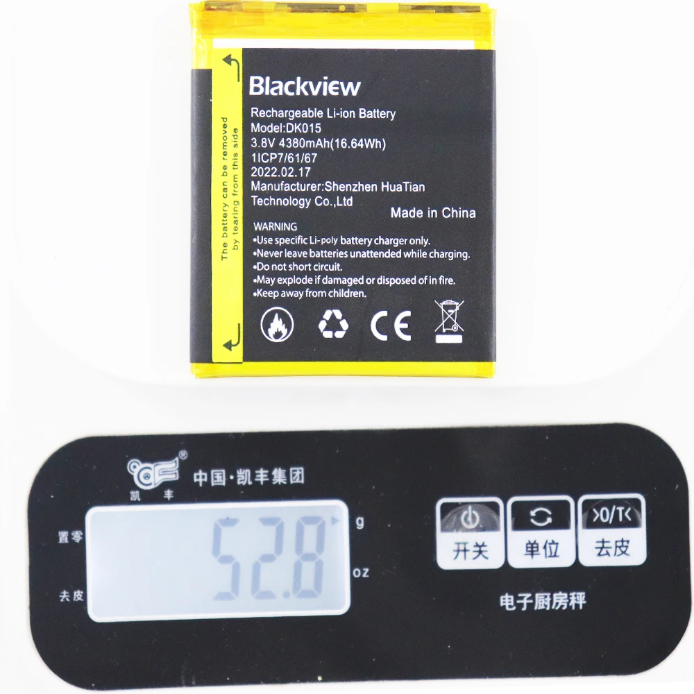 Battery for Blackview BV9900 Pro 4380mAh Bateria 5.84\