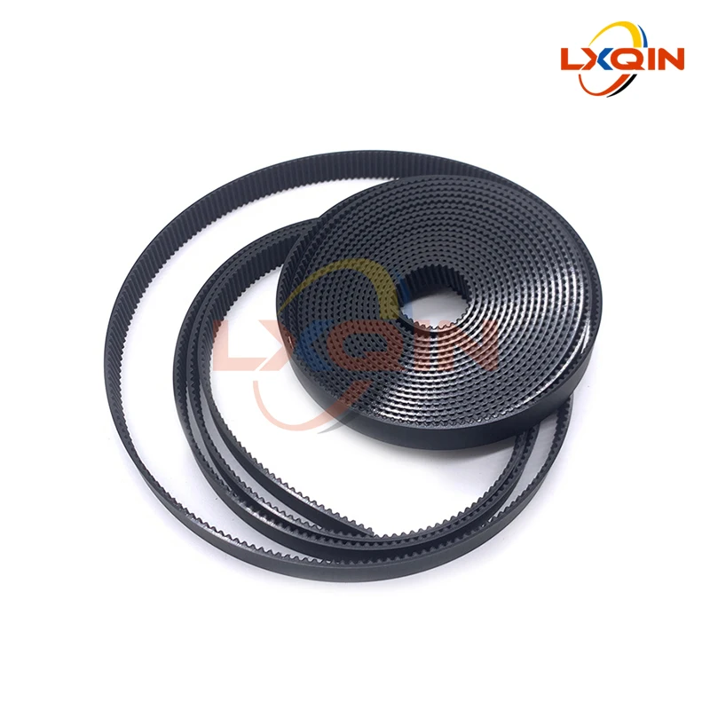LXQIN Printer Carriage Belt STS3M-15 for XP600/DX5/DX7/I3200, Allwin Yaselan Xuli Wit-color Human Engine Long Belt Black