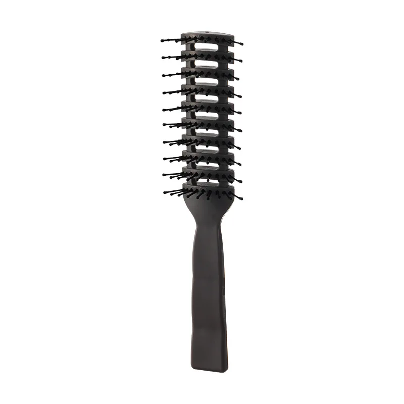 1 Stück atmungsaktive Haarbürste, glättet das Haar ohne Verheddern, geeignet für trockene und nasse Anwendung als Haar-Accessoire – Detail 7