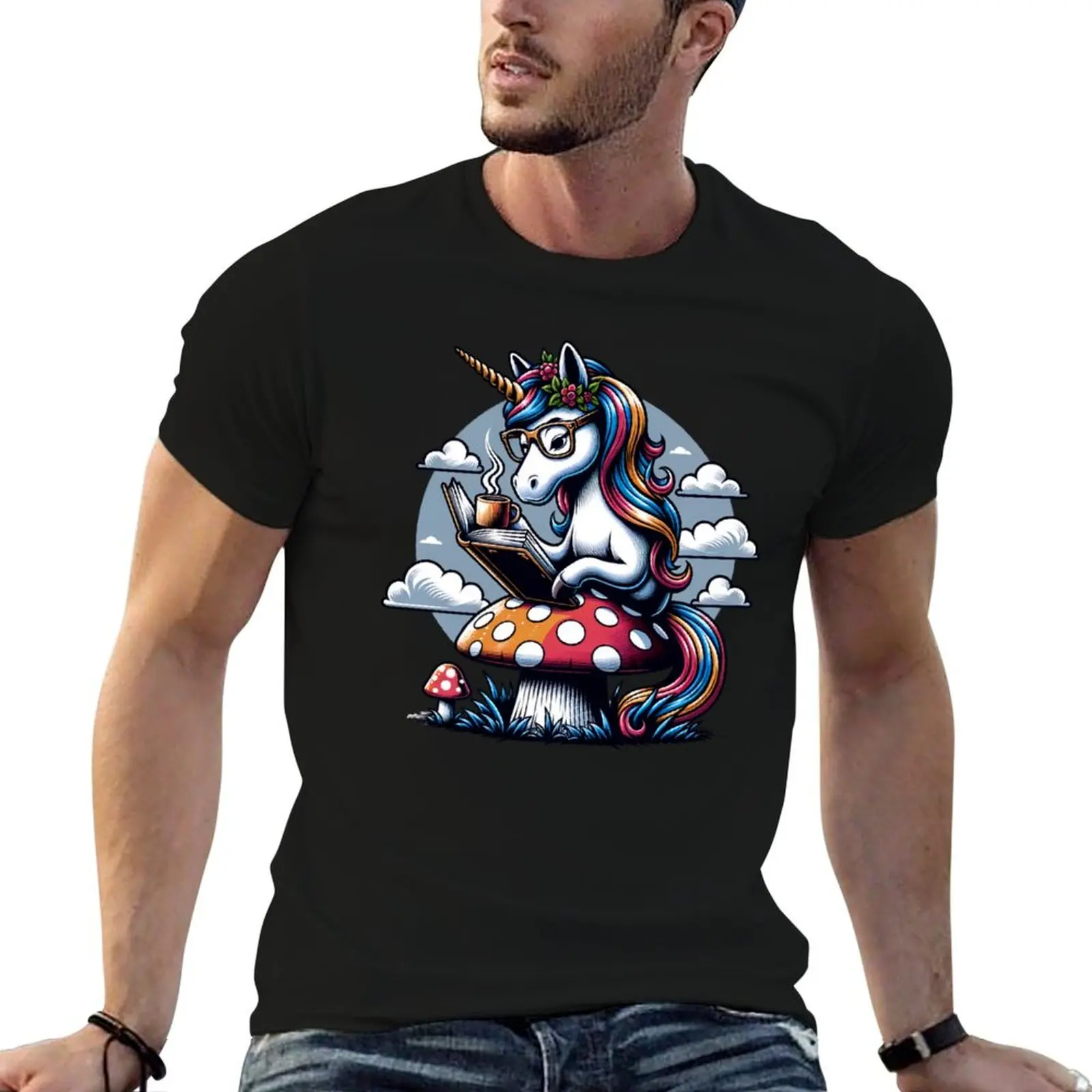 

Magical Reading Unicorn Diva T-Shirt oversizeds cheap stuff fitted t shirts for men