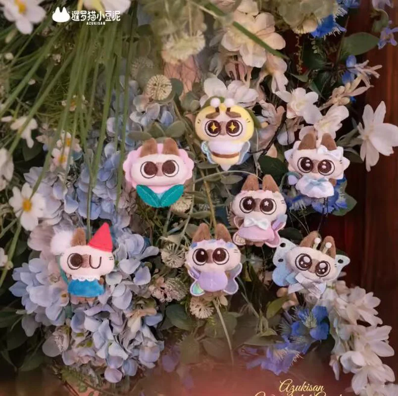 

Azukisan Magical Flower World Series Plush Hairpin Blind Box Toys Mystery Box Kawaii Hairpin Birthday Gift Girls Gifts
