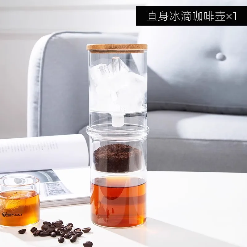 Iced coffee maker Drip type hand brewed coffee Cold brew tea drip pot Coffee utensils